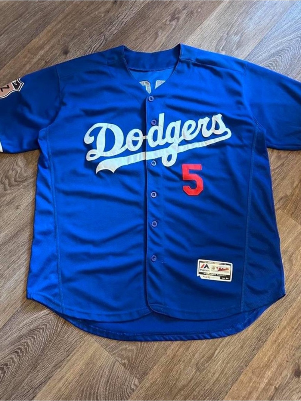 Corey Seager Los Angeles Dodgers Blue Jersey Size 44 Men’s Small Rare 2017